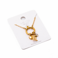 COLLAR COCN INICIAL ZO14056N DORADO R Acero Inoxidable E13