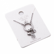COLLAR COCN INICIAL ZO14056N PLATEADO S Acero Inoxidable E13