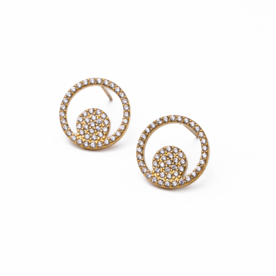 ARETES ZO14836E DORADO Acero Inoxidable F44