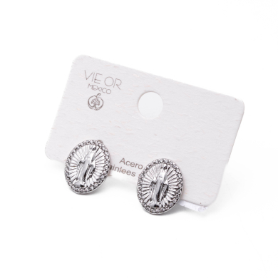 ARETES ZO14840E PLATEADO Acero Inoxidable F41