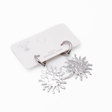 ARETES ZO10584E250 PLATEADO Acero Inoxidable G33