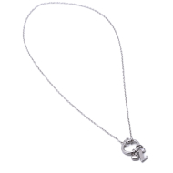 COLLAR COCN INICIAL ZO14056N PLATEADO Z Acero Inoxidable E13