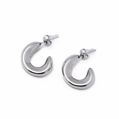 ARETES ZO14478E/22*18MM PLATEADO Acero Inoxidable F47