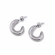 ARETES ZO14478E/22*18MM PLATEADO Acero Inoxidable F47