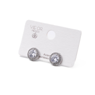 ARETES ZO14855E PLATEADO Acero Inoxidable G31