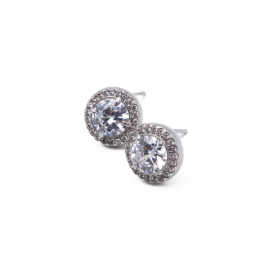 ARETES ZO14855E PLATEADO Acero Inoxidable G31