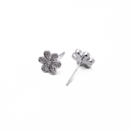 ARETES ZO14813E PLATEADO Acero Inoxidable G24