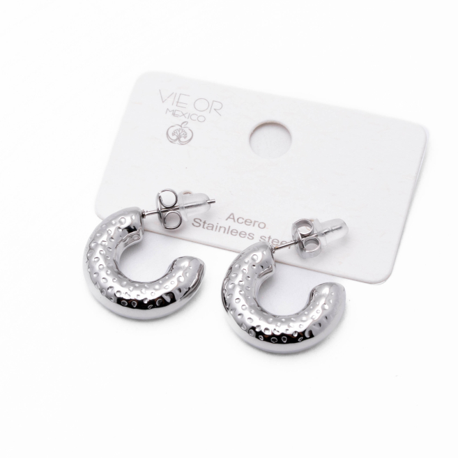 ARETES ZO14488E/20*16MM PLATEADO Acero Inoxidable F26