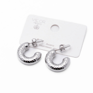ARETES ZO14488E/20*16MM PLATEADO Acero Inoxidable F26