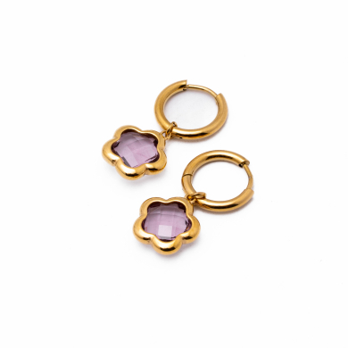ARETES ZO14522E DORADO+MORADO Acero Inoxidable G35