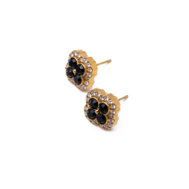 ARETES ZO15141E DORADO+NEGRO Acero Inoxidable G24