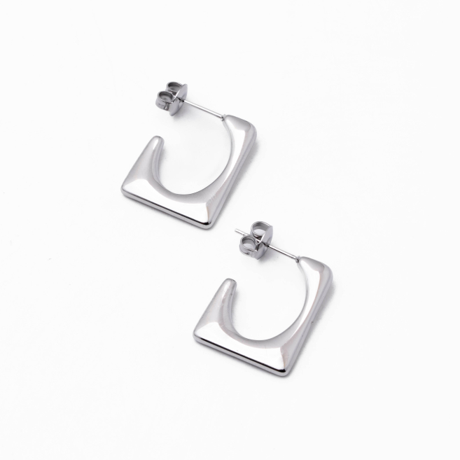 ARETES ZO14442E180 PLATEADO Acero Inoxidable F24