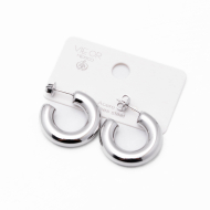 ARETES ZO9874E/5.0*20MM PLATEADO Acero Inoxidable