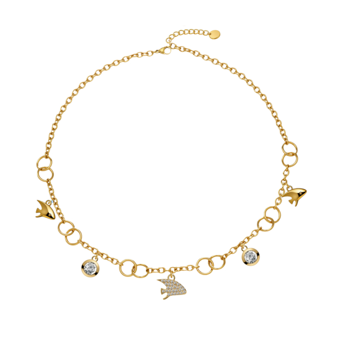 COLLAR ZO15736N DORADO Acero Inoxidable 2D42