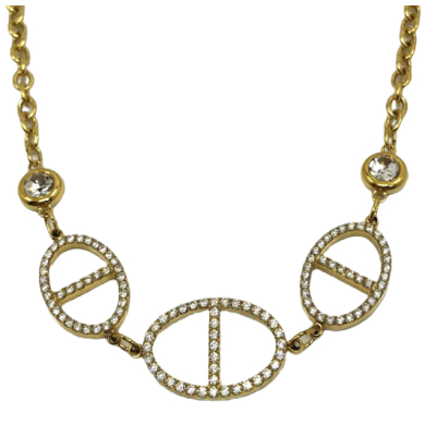 COLLAR ZO15161N DORADO Acero Inoxidable 2D53