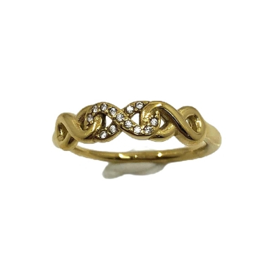 ANILLO ZO15499R DORADO Acero Inoxidable A31