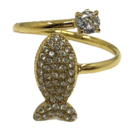 ANILLO ZO15510R DORADO Acero Inoxidable A11