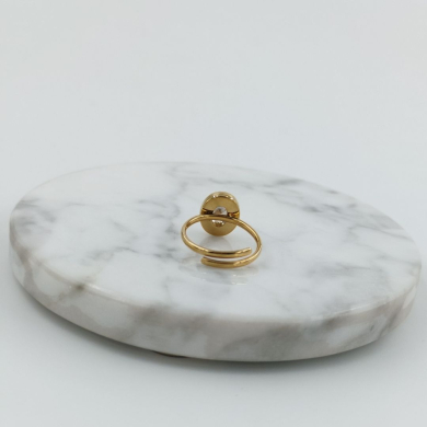 ANILLO ZO10810R ROSA DORADO Acero Inoxidable A310