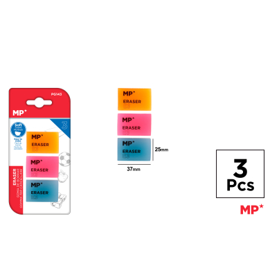 GOMA DE BORRAR ESPECIAL 3UD - E34