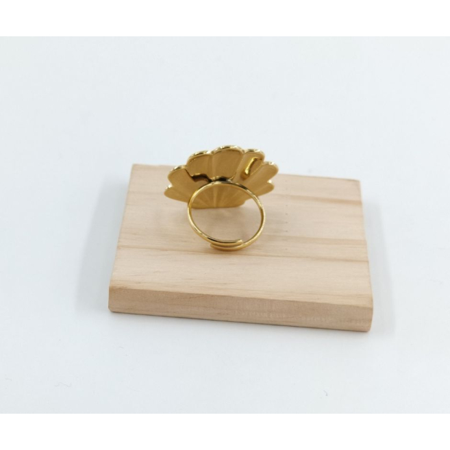 ANILLO ZO11309R DORADO Acero Inoxidable 2A49