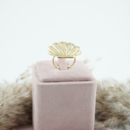 ANILLO ZO11309R DORADO Acero Inoxidable 2A49