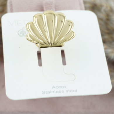 ANILLO ZO11309R DORADO Acero Inoxidable 2A49