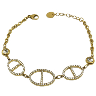 PULSERA ZO15160B PLATEADO Acero Inoxidable 2B34