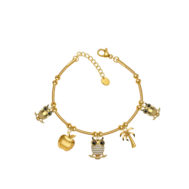 PULSERA ZO15758B DORADO Acero Inoxidable 2B44