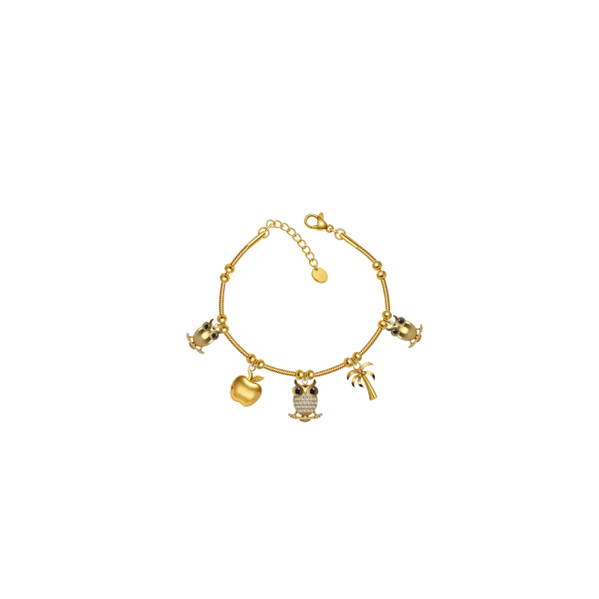 PULSERA ZO15758B DORADO Acero Inoxidable 2B44