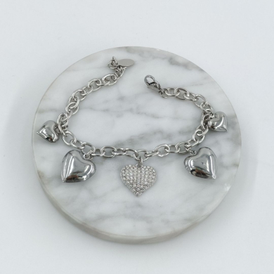 PULSERA ZO11626B PLATEADO Acero Inoxidable 2B58