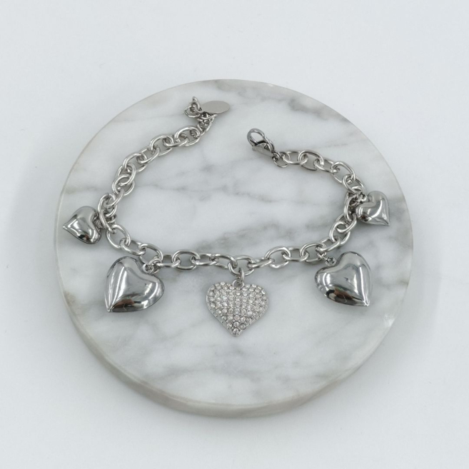 PULSERA ZO11626B PLATEADO Acero Inoxidable 2B58