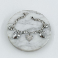PULSERA ZO11626B PLATEADO Acero Inoxidable 2B58