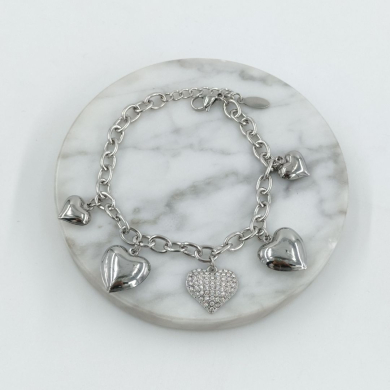 PULSERA ZO11626B PLATEADO Acero Inoxidable 2B58