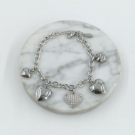 PULSERA ZO11626B PLATEADO Acero Inoxidable 2B58