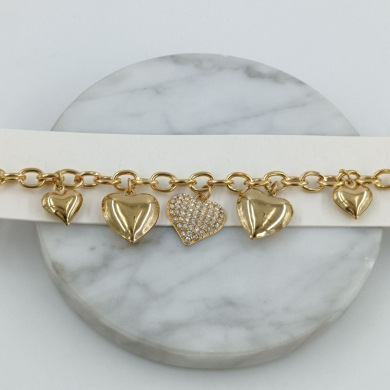 PULSERA ZO11626B DORADO Acero Inoxidable 2B58