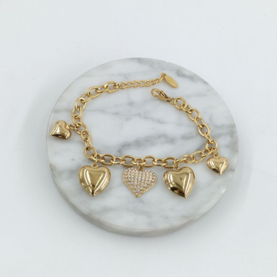 PULSERA ZO11626B DORADO Acero Inoxidable 2B58