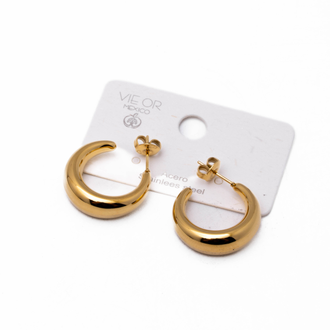 ARETES ZO14486E/21MM DORADO Acero Inoxidable F24