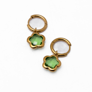 ARETES ZO14522E DORADO+VERDE Acero Inoxidable G35