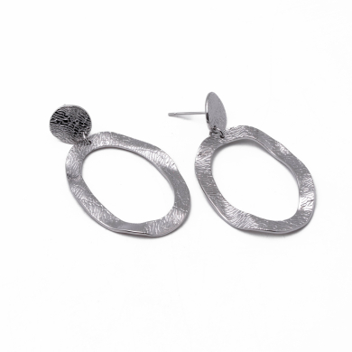 ARETES ZO14386E PLATEADO Acero Inoxidable G51