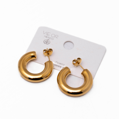 ARETES ZO9874E/5.0/20MM DORADO Acero Inoxidable