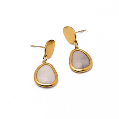 ARETES ZO13504E DORADO+BEIG Acero Inoxidable G34