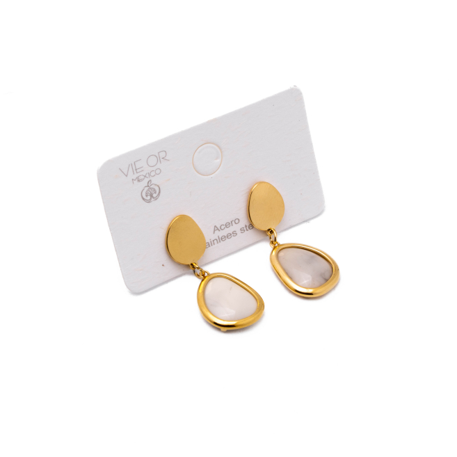 ARETES ZO13504E DORADO+BEIG Acero Inoxidable G34