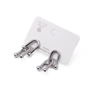 ARETES ZO13162E PLATEADO Acero Inoxidable F43
