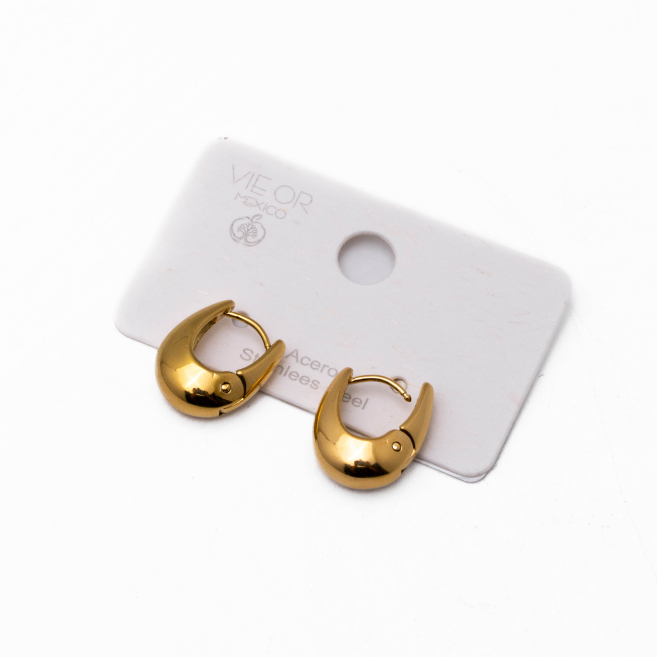 ARETES ZO11151E/13MM/200 DORADO Acero Inoxidable F24