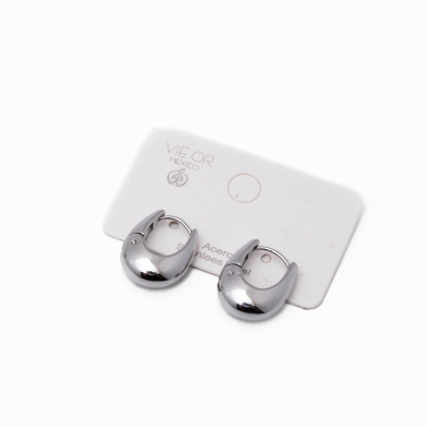 ARETES ZO11150E/15MM/200 PLATEADO Acero Inoxidable F29