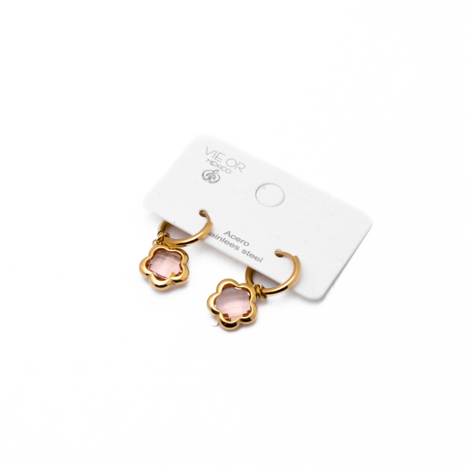 ARETES ZO14522E DORADO+BEIG Acero Inoxidable G35