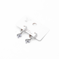 ARETES ZO11605E PLATEADO Acero Inoxidable G23