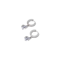 ARETES ZO11605E PLATEADO Acero Inoxidable G23