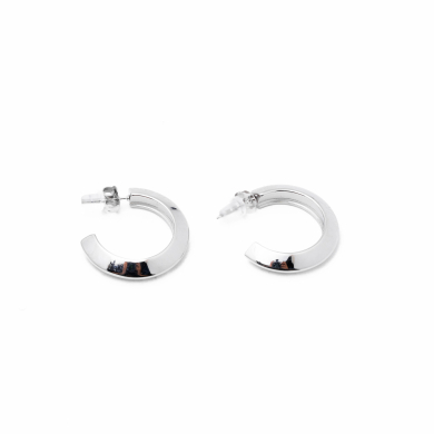 ARETES ZO11236E/25MM/200 PLATEADO Acero Inoxidable F25