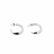 ARETES ZO11236E/25MM/200 PLATEADO Acero Inoxidable F25